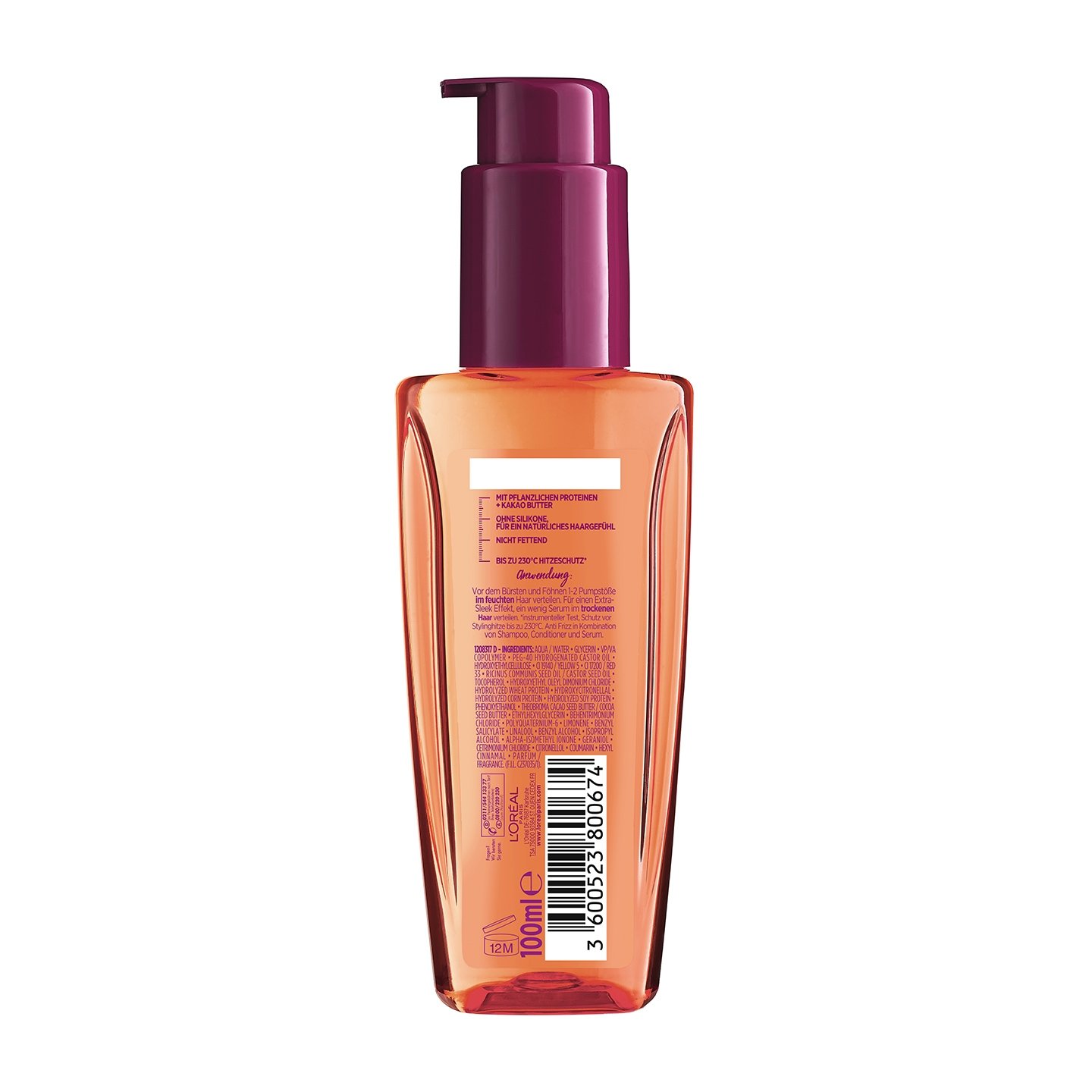 Dream Length No Frizz Serum 100ml -  Produkt Rückansicht